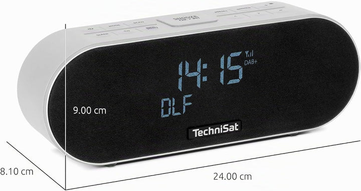 TechniSat DIGITRADIO 53 BT – Premium-Stereo-Radiowecker mit USB-Ladefunktion (DAB+, UKW, Uhr-/ Datum