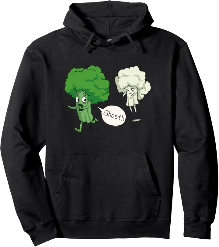 Vegane Horrorgeschichte - Brokkoli Geist Geisterbrokkoli Pullover Hoodie