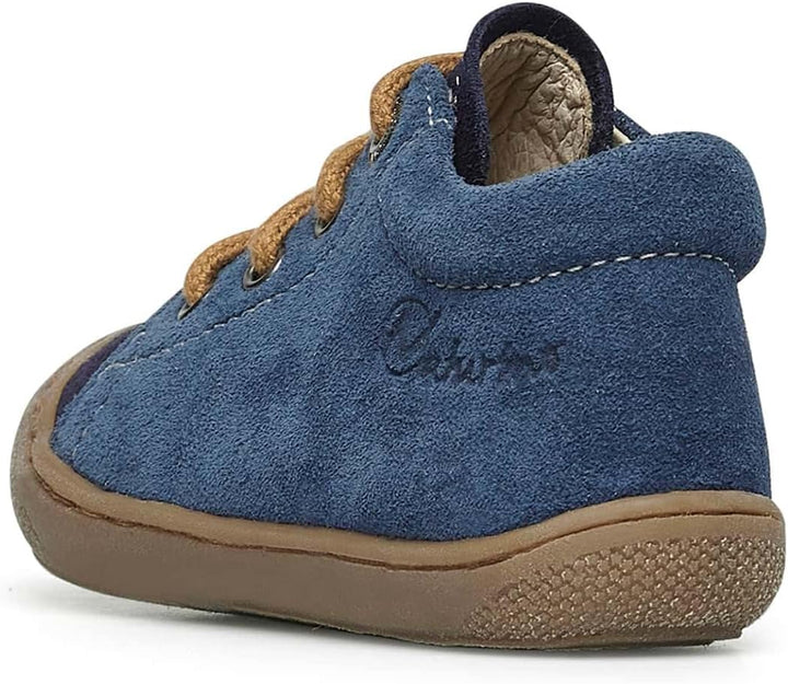 Naturino Cocoon-Lauflernschuh aus Leder-Grün 17 EU Dunkelblau, 17 EU Dunkelblau