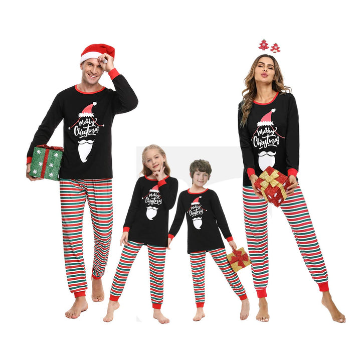 Irevial Damen Irevial Pijamas De Navidad Familia Conjunto, Pijamas Navideños Invierno Manga Larga 2