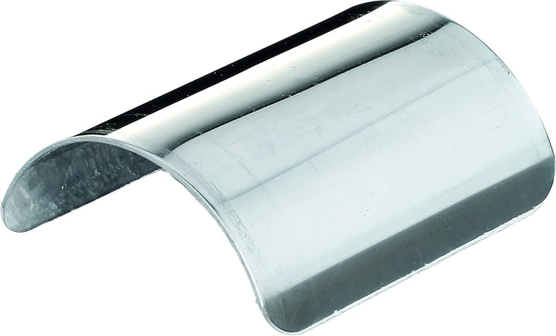 Alberts 205638 Pfostenkappe für abgerundete Holzpfosten | Edelstahl | 90 x 90 mm (Packung mit 2), 90