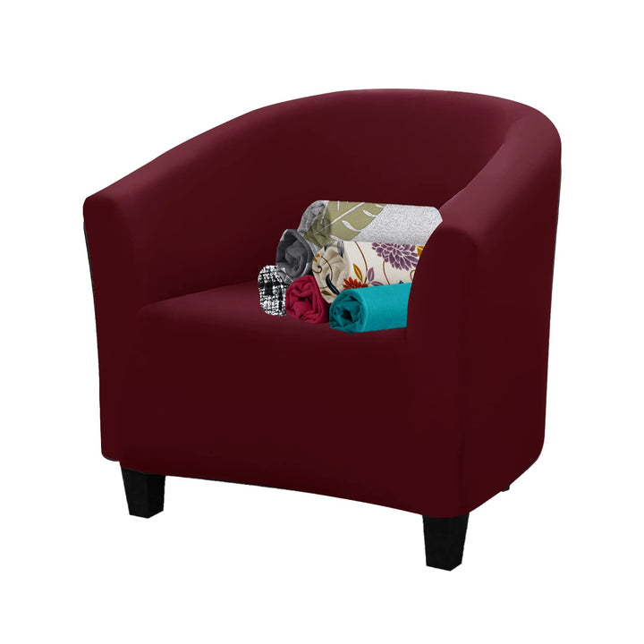 FIGOOO Sesselbezug Clubsessel Stretch Schonbezug für Cocktailsessel 1 Stück Sesselschoner Abnehmbare