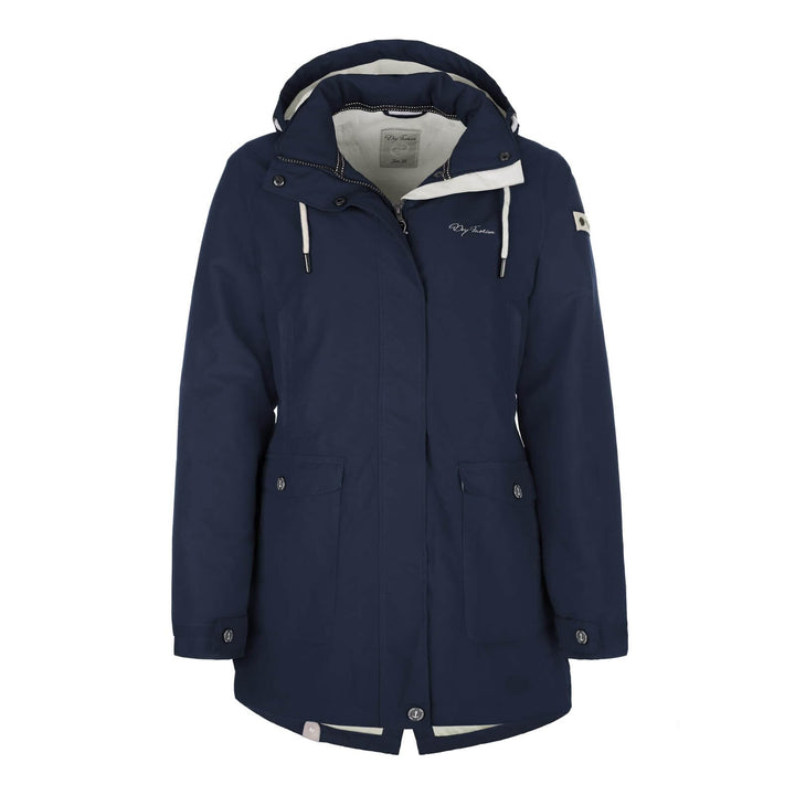 Dry Fashion Damen Funktionsmantel Aarhus gefüttert - Outdoor-Funktionsjacke wind- und wasserdicht, N
