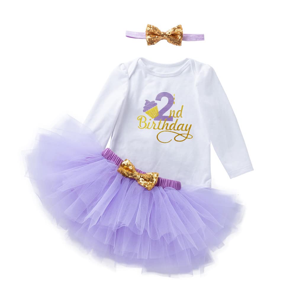 UUAISSO Baby Mädchen Mein 1. Geburtstag Outfits Kurzarm Cake Smash Rock Pailletten Tutu Prinzessin K