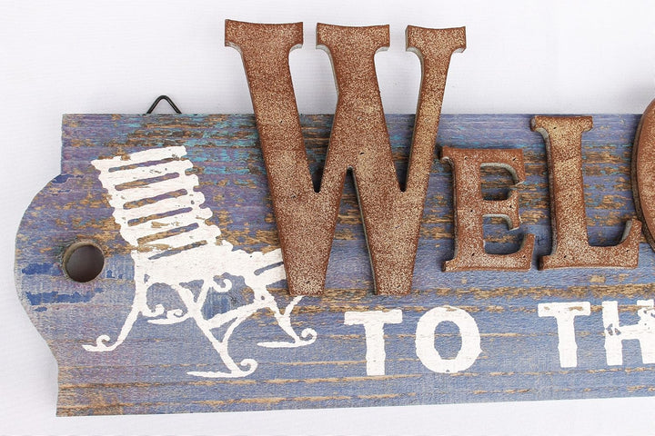 Wandschild 93543 Wandbrett 60 cm Holzschild Wandbild Shabby Vintage Holzbild Gartenschild