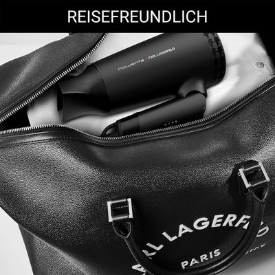 Rowenta x Karl Lagerfeld CV184L Express Style Haartrockner | kompakt und kraftvoll | klappbares Desi