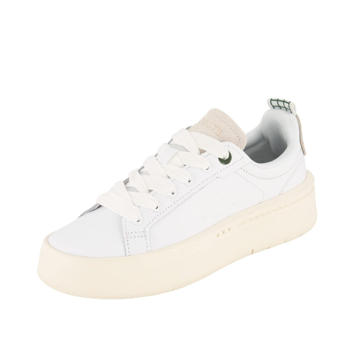 Lacoste Damen Low-Top Sneaker Carnaby PLAT 123 1 SFA, Frauen Halbschuhe 38 EU Wht Off Wht 65t, 38 EU