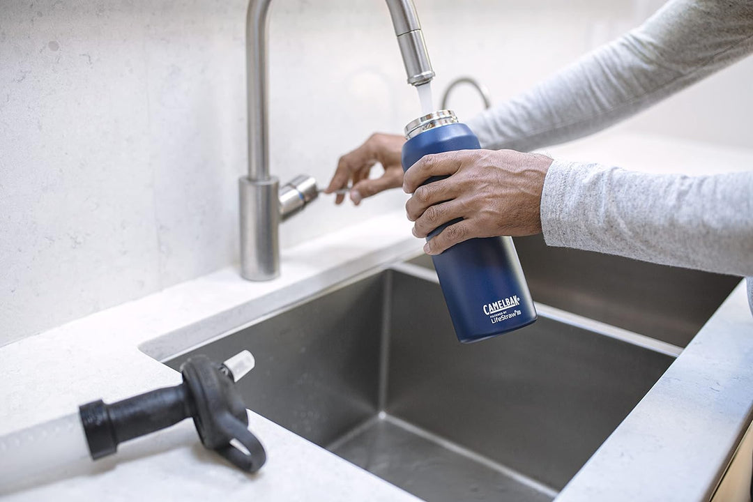 CAMELBAK Unisex-Adult Eddy+ 32OZ SST Vacuum Insulated, Filtered by LIFESTRAW, Navy 2022 Trinkflasche