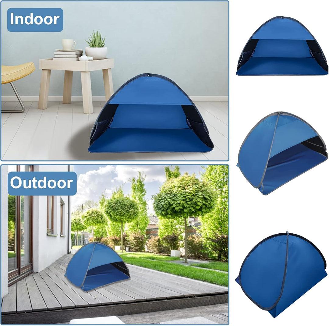 Pop Up Sonnenzelt, Mini Strand Sonnenschutz Gesicht Kopf Schatten Schutz Zelt für Outdoor Picknick C