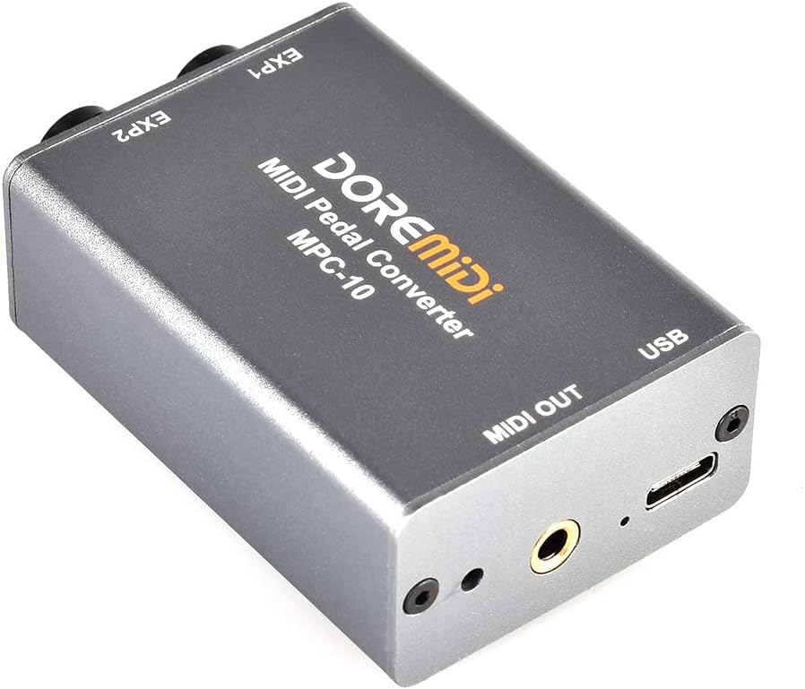 DOREMIDI Expression Pedal Konverter Pedal Sustain Pedal Expander MPC-10