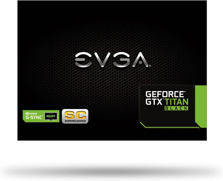 EVGA GeForce GTX Titan Black Superclocked (PCI-E, 6GB GDDR5 Speicher, DisplayPort, HDMI)