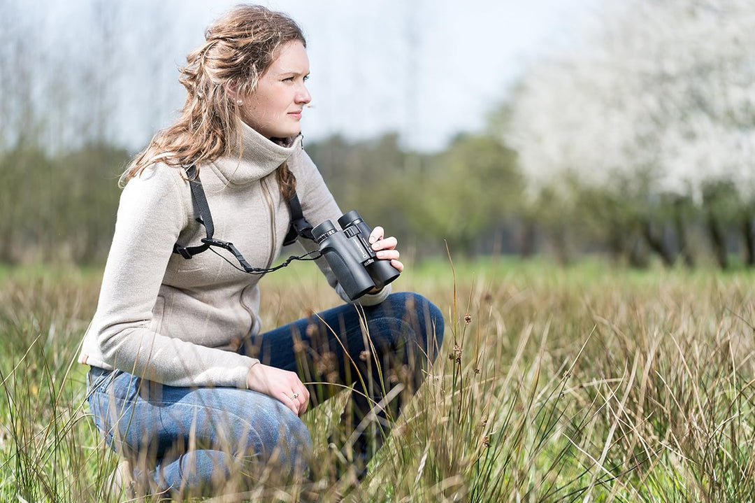 National Geographic 8x42 Fernglas mit Prismen aus BaK-4 Glas, Vollvergütung, gummiertem Fernglaskörp