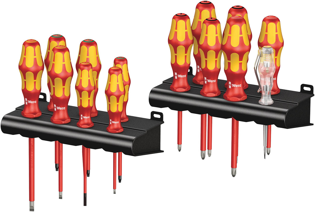 Wera Kraftform Big Pack 100 VDE, Schraubendreher Set 14-teilig, 05105631001 Kraftform Big Pack 100 V