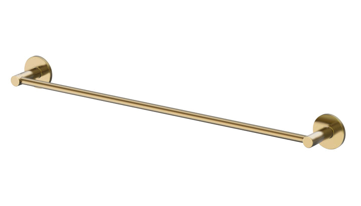 Lenz Badetuchhalter Juna in Gold – Länge 60 cm – Wandmontage – Zum Bohren oder Kleben – Optimal für