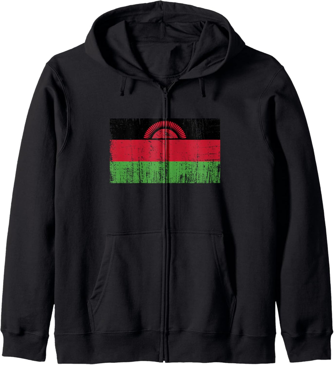 Malawi-Flagge Geschenk Fussball Fan Sport Erwachsene Kinder Kapuzenjacke