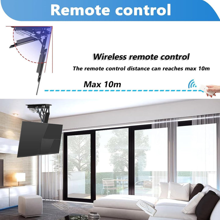 tv deckenhalterung elektrisch, 18-35 Zoll Deckenhalterung für Fernseher Mit Fernbedienung Und Schalt