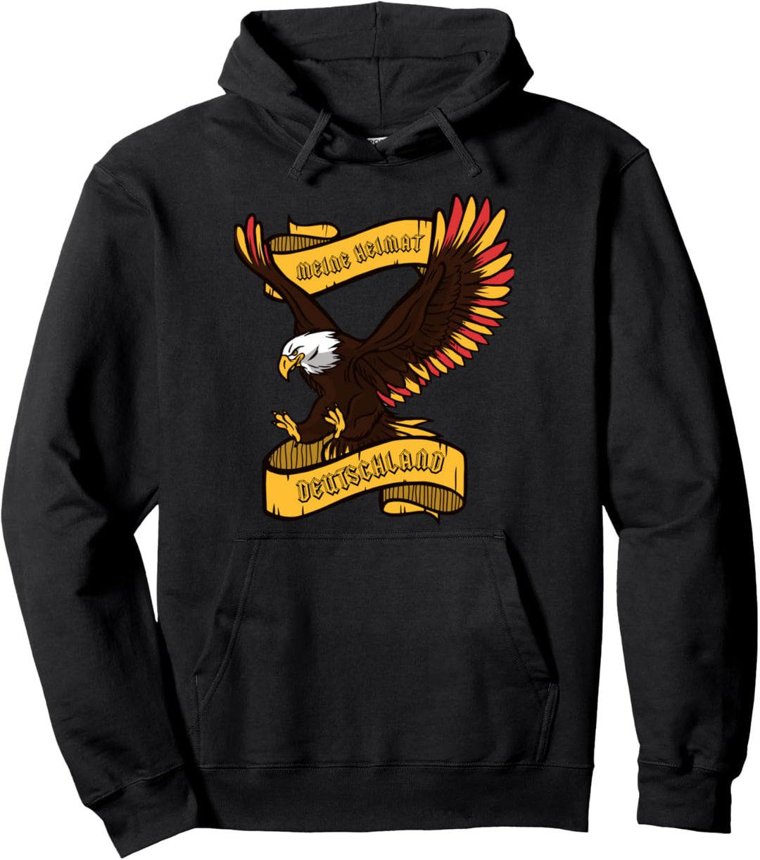 Vogel Deutsch Germany Adler Deutschland Flagge Geschenk Pullover Hoodie