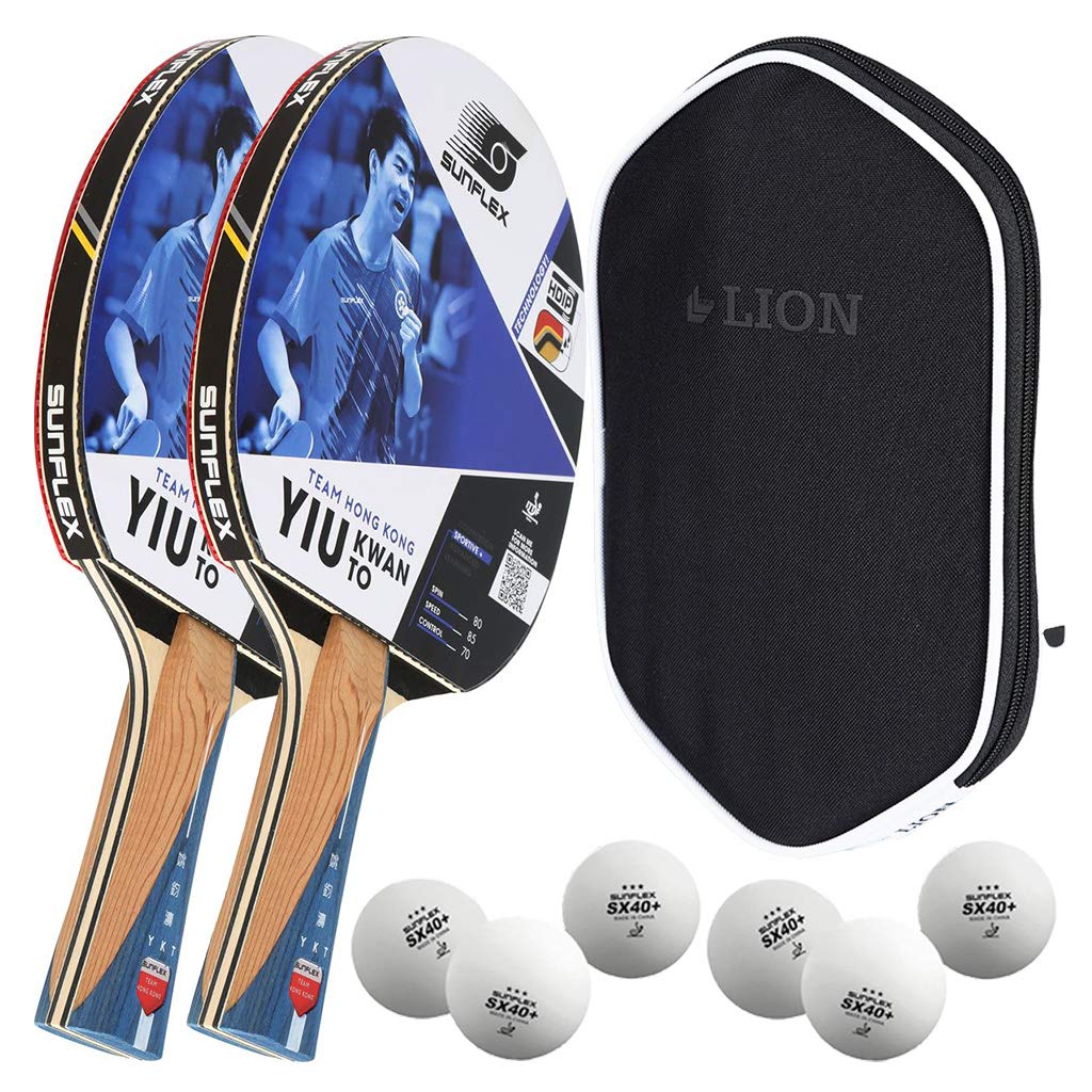 Sunflex® YIU Kwan to Tischtennisschläger | Tischtennis Racket Bat TT Profi Wettkampfschläger | ITTF