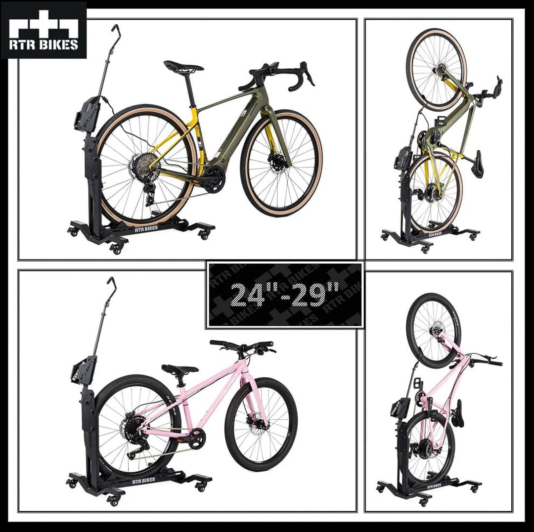 RTR BIKES Brutus UP PRO Professional Freistehender Fahrradständer ohne Befestigung - Ideal für Ihre