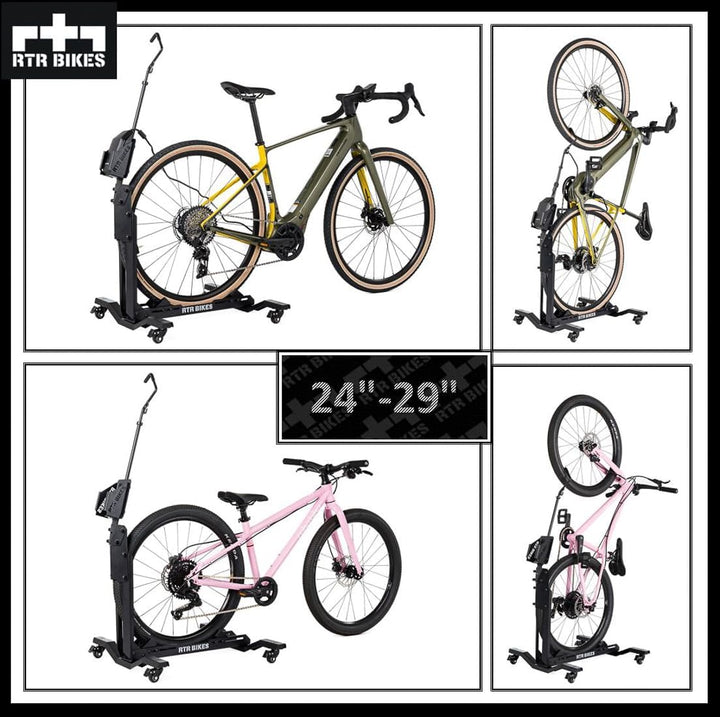 RTR BIKES Brutus UP PRO Professional Freistehender Fahrradständer ohne Befestigung - Ideal für Ihre