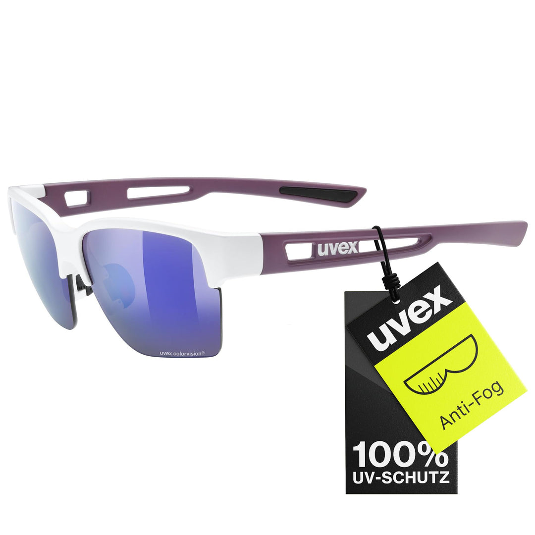 uvex Unisex Sportstyle 805 Cv Sportbrille (1er Pack) Einheitsgrösse Pearl Prestige Mat/Plasma, Einhe