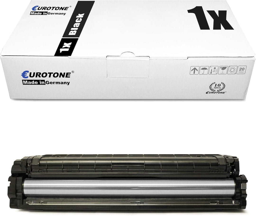 1x Eurotone Toner für Samsung CLP 415 NW N ersetzt CLT-K504S Schwarz Black 1x Black, 1x Black