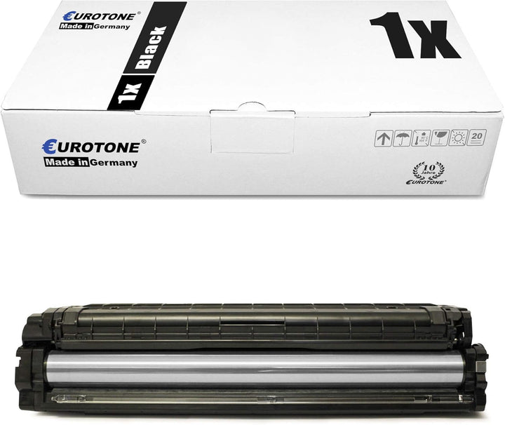 1x Eurotone Toner für Samsung CLP 415 NW N ersetzt CLT-K504S Schwarz Black 1x Black, 1x Black