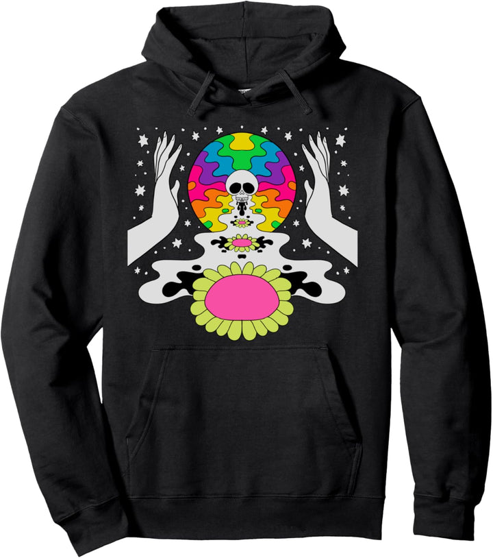 Psychedelic Abstract Art Hippie Trippy Lsd Nackt Geschenk Pullover Hoodie