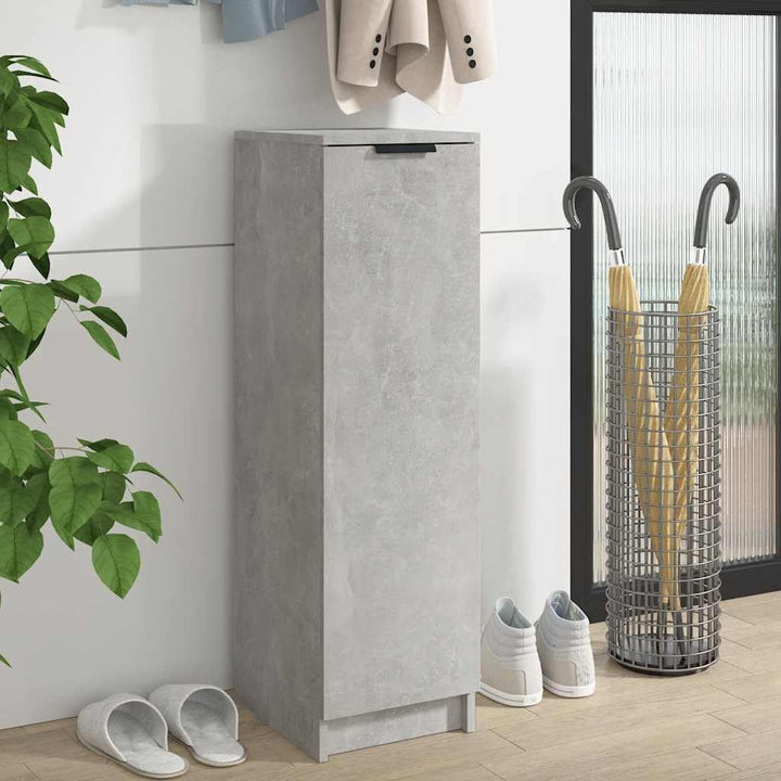 Refined Schuhschrank Betongrau 30x35x100 cm Holzwerkstoff, Betongrau