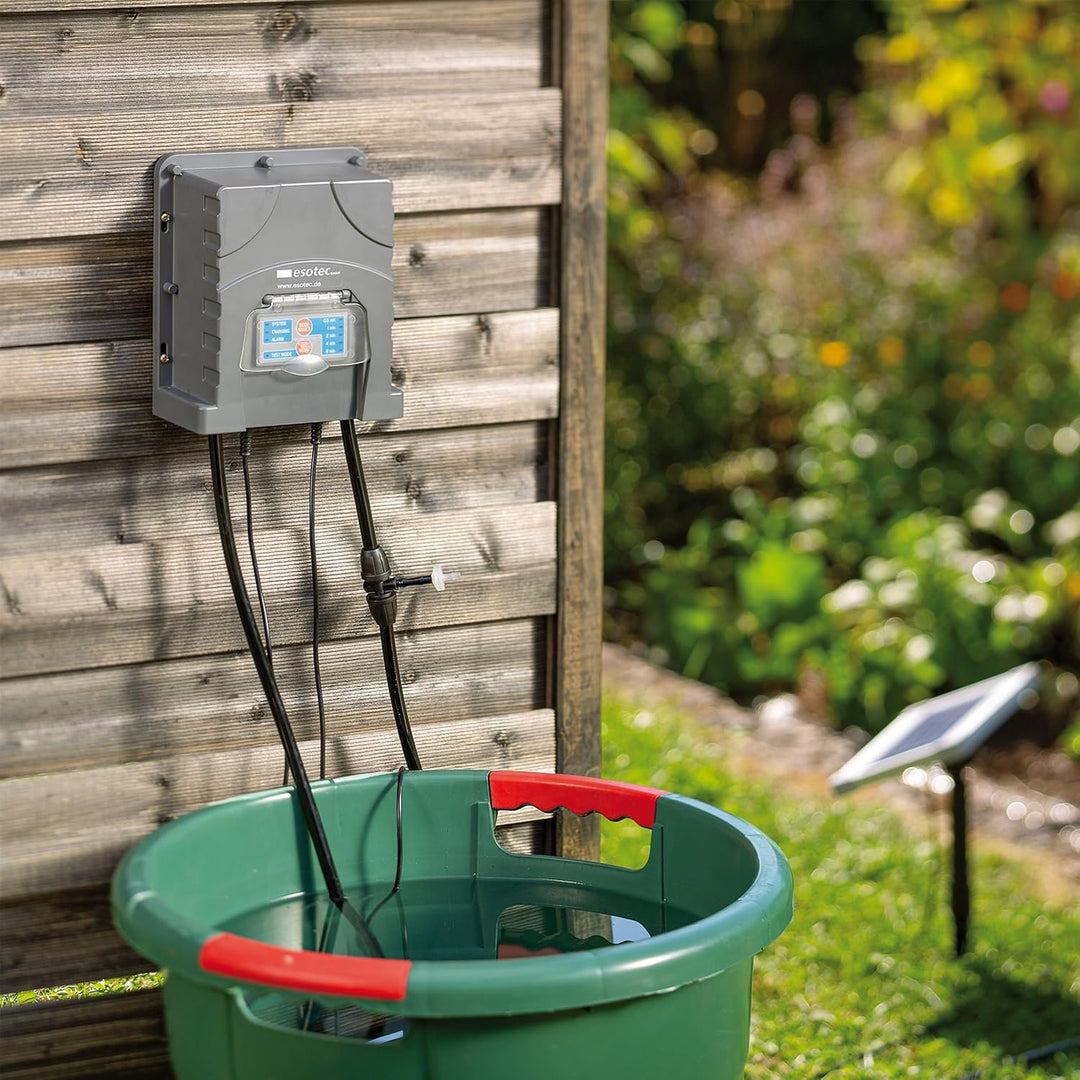 Esotec Solar Bewässerungscomputer Waterdrops Professional, Bewässerungssystem, Tröpfchenbewässerung,