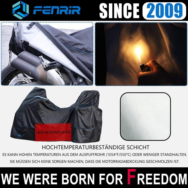 FENRIR 230CM 420D Motorrad abdeckplane motorradabdeckungen motorradabdeckung Outdoor wasserdicht mot