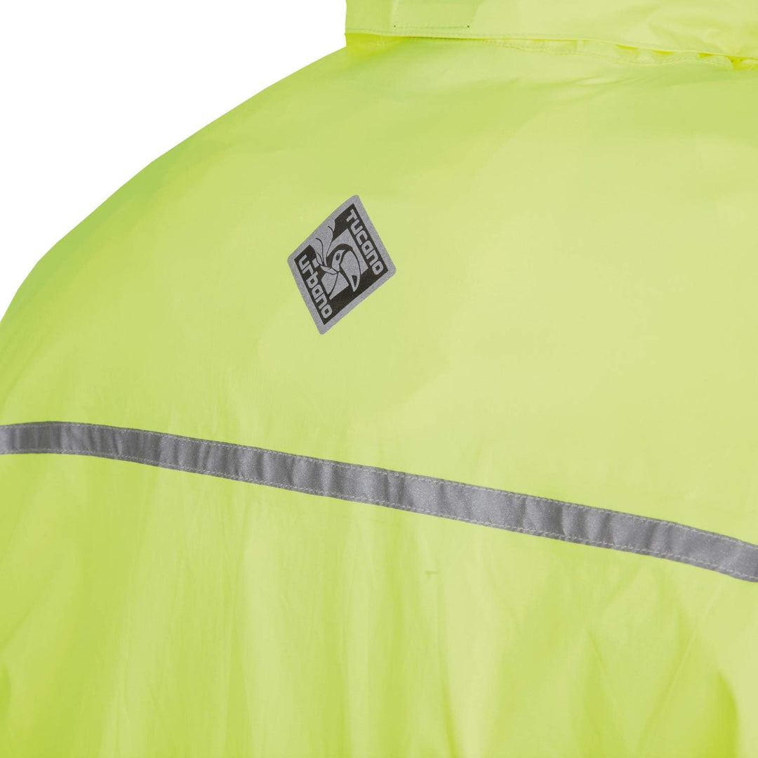 TUCANO URBANO Unisex Nano Rain Jacket Plus COMPLETO S Giallo Fluo, S Giallo Fluo