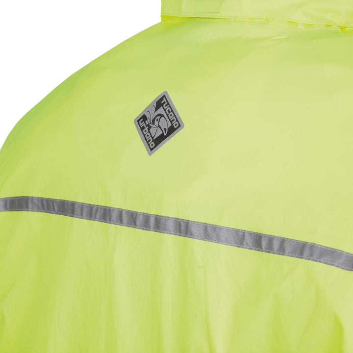 TUCANO URBANO Unisex Nano Rain Jacket Plus COMPLETO S Giallo Fluo, S Giallo Fluo