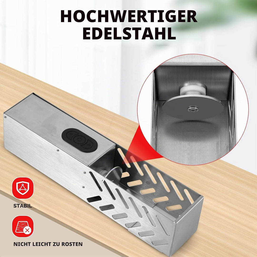 YUCHENGTECH Elektrischer Dosenpresse für 200-500ml Dosen/200-330ml Wasserflaschen aus Kunststoff Wan