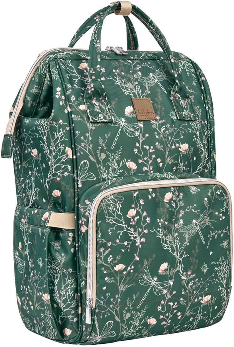 kikka boo Siena Grey Tasche Grün Gemustert, Grün Gemustert