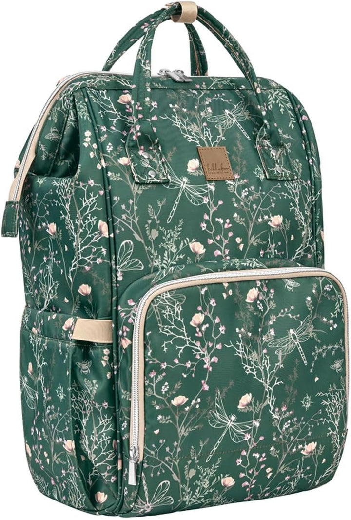 kikka boo Siena Grey Tasche Grün Gemustert, Grün Gemustert