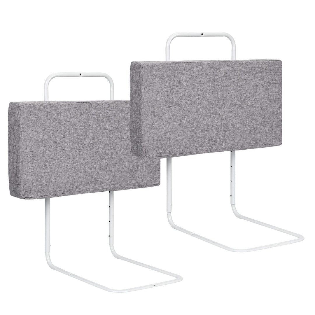 2xBettgitter für Kinder 60 * 28cm, Bettschutzgitter 5-Loch Höhenverstellbar, Rausfallschutz Bett, Ki