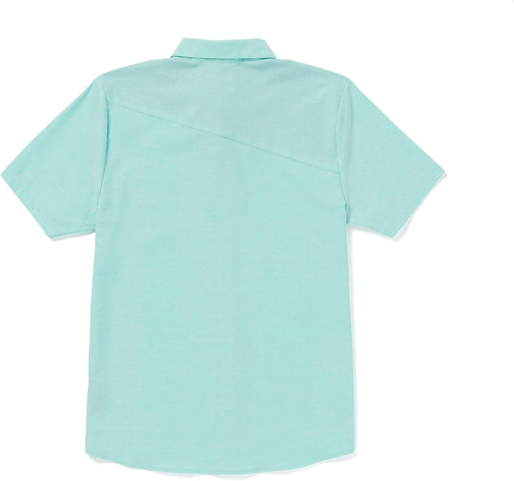 Volcom Herren Everett Oxford Modern Fit Woven Shirt Hemd mit Button-Down-Kragen, S Dusty Aqua