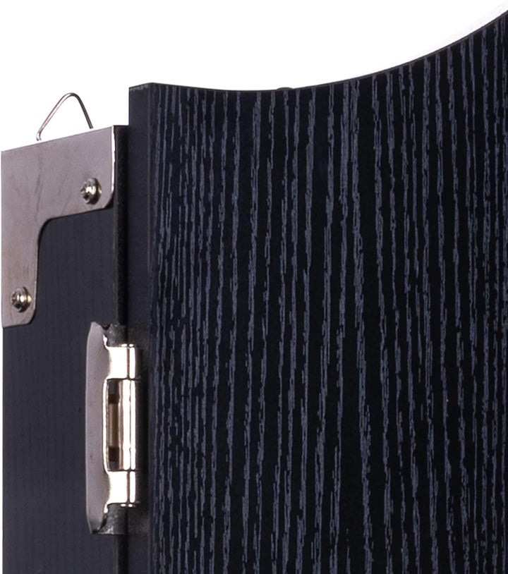 Engelhart Holz Dartschrank, sisal Dartscheibe, inbegriffen 6 Darts 18gr und Zubehör (Schwarz), Schwa
