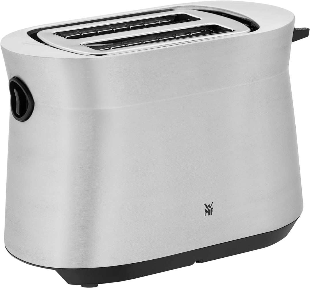 WMF Kineo Toaster Edelstahl, Doppelschlitz Toaster mit Brötchenaufsatz, 2 Scheiben, 10 Bräunungsstuf