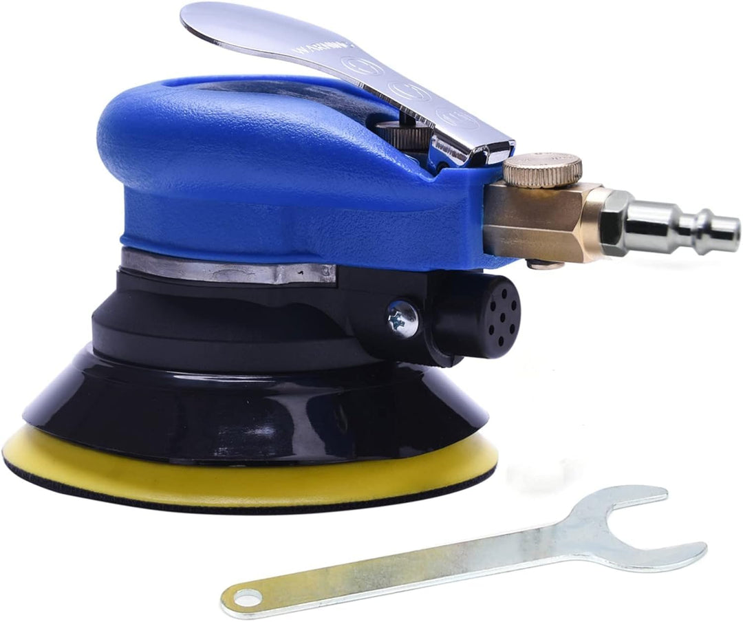 Exzenterschleifer Druckluft 150mm,Mini Polierer Professional Schleifmaschine Set (Exzenterschleifer)