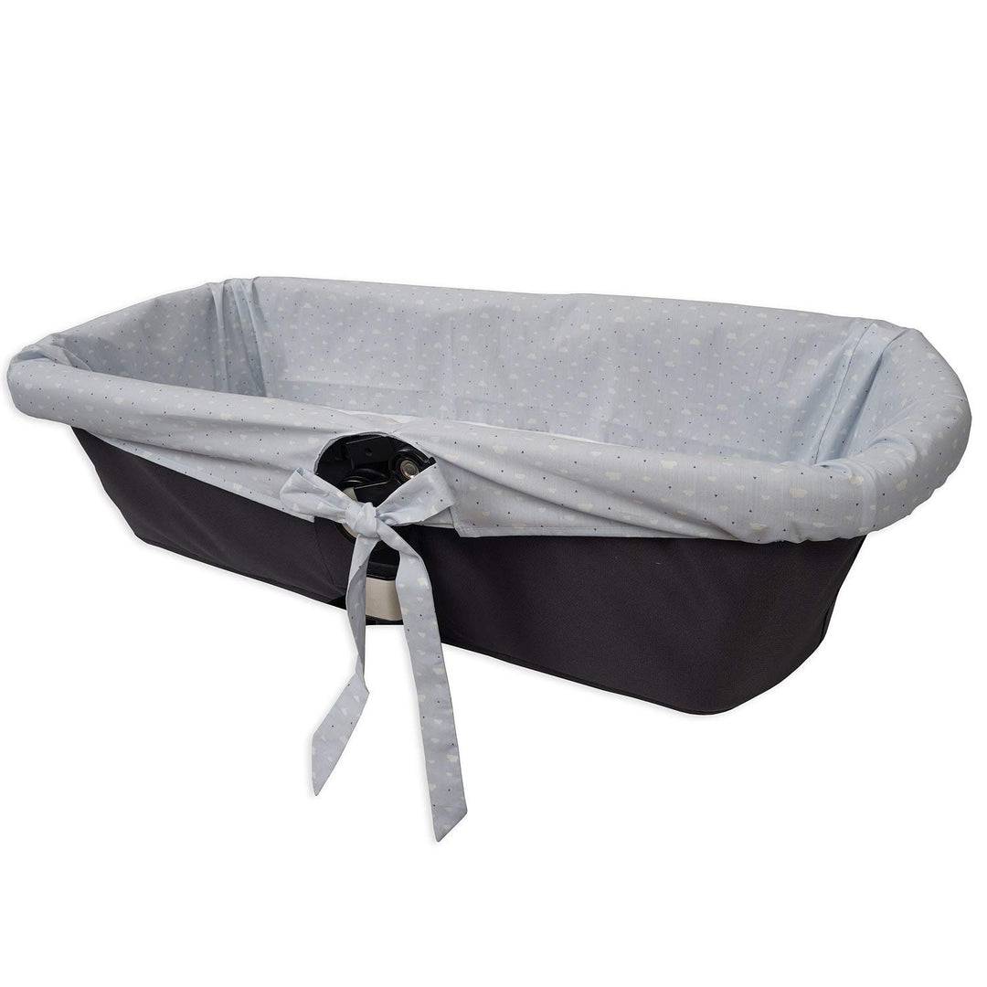 Babyline Cloud Celeste – Abdeckung für Kinderwagen, 90 x 40 cm, Himmelblau Himmelblaue Wolken 90 x 4