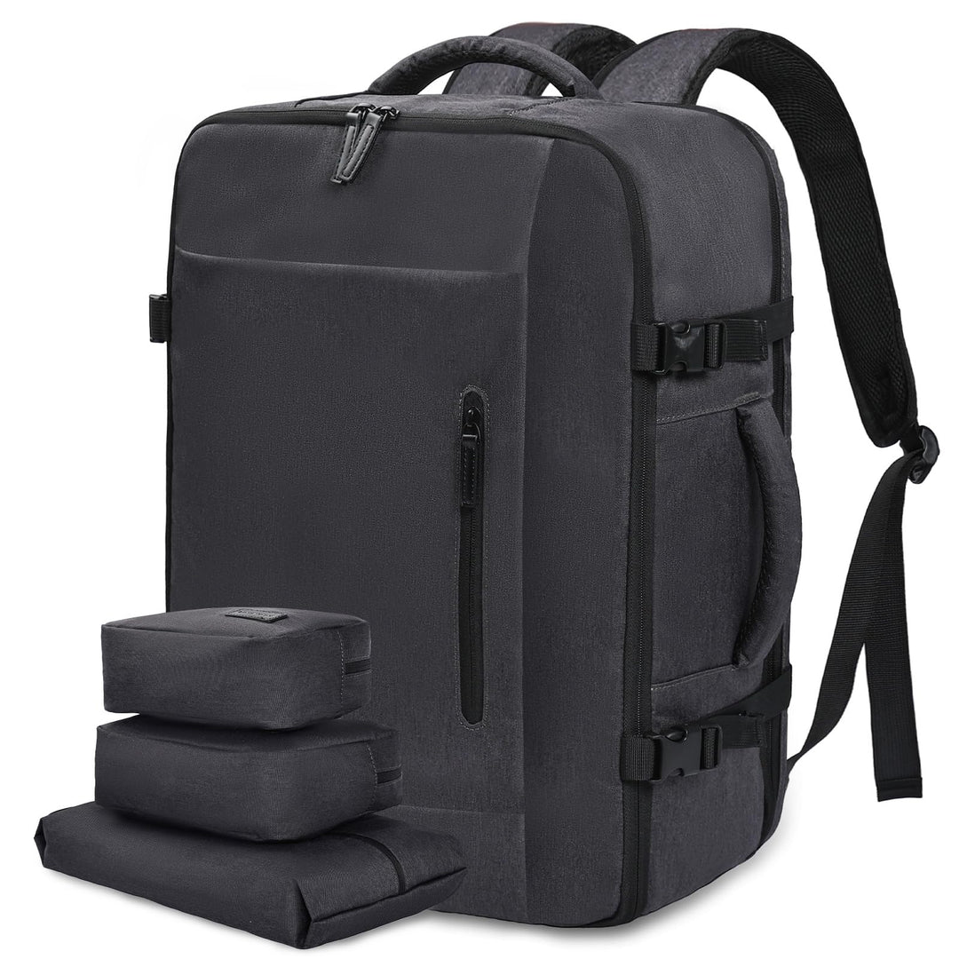 LOVEVOOK 45L Reiserucksack Handgepäck Flugzeug Gross, 18 Zoll Laptop Rucksack Travel Backpack Carry