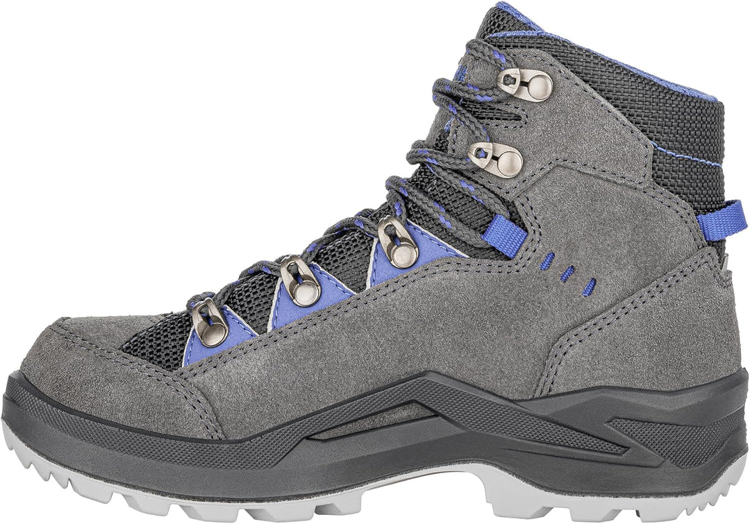LOWA Stiefel mittel KODY EVO GTX MID JUNIOR 29 EU Anthrazit Blau, 29 EU Anthrazit Blau