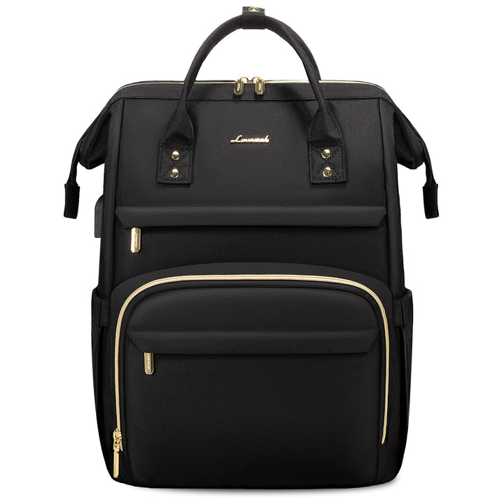 LOVEVOOK Rucksack Damen, Wasserdicht Laptoprucksack Gross 17 Zoll Backpack Schulrucksack Mädchen Tee