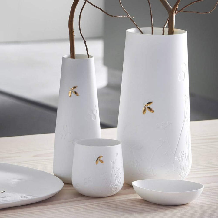 Räder Vase, gross H. 25 cm | D. 12 cm Weiss, H. 25 cm | D. 12 cm Weiss