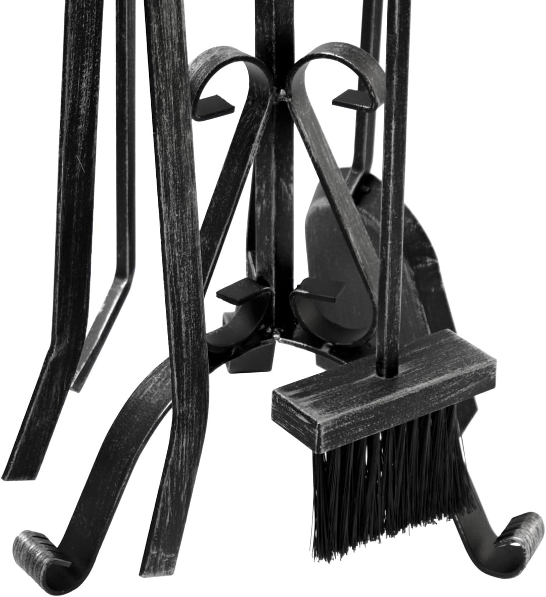 raik R1010 Raik Kaminbesteck Heinrich, 4-teilig, Schmiedeeisen, 64