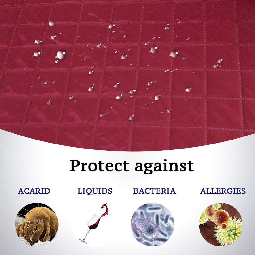 PETCUTE Sofabezug Sofaüberwurf Anti-Rutsch Sofa schonbezug wasserdichtes Sofabezüge Quilted Sofabezü