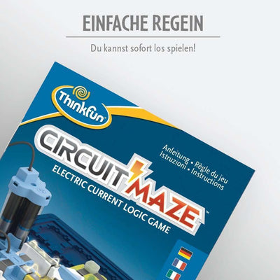 ThinkFun - 76341 Circuit Maze - das spannungsgeladene Logikspiel von ThinkFun für Jungen und Mädchen