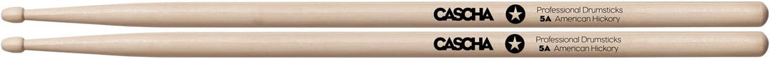 Drumsticks Pack 5A American Hickory, 12 Pair 12 Paar (24 Sticks), 12 Paar (24 Sticks)